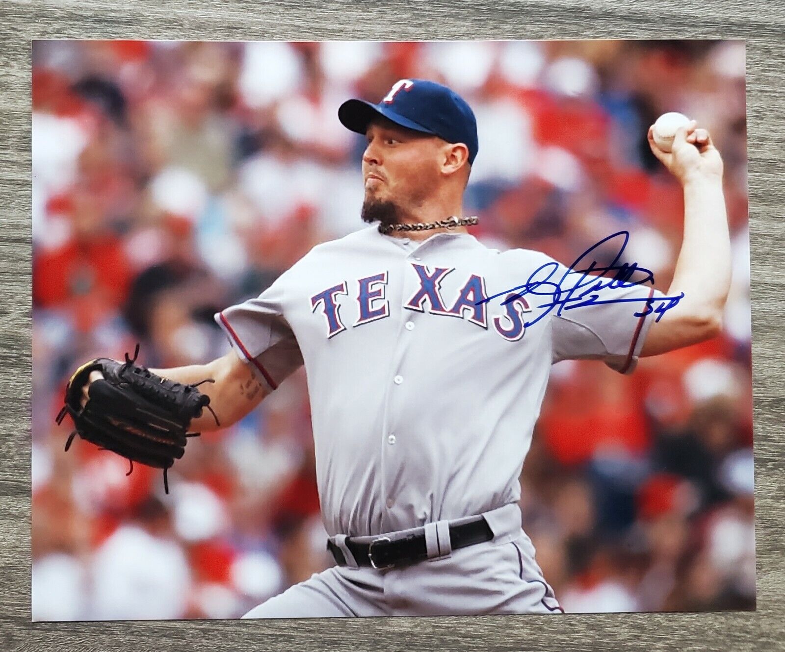 Matt Harrison Signed 8x10 Photo Poster painting Texas Rangers MLB RAD