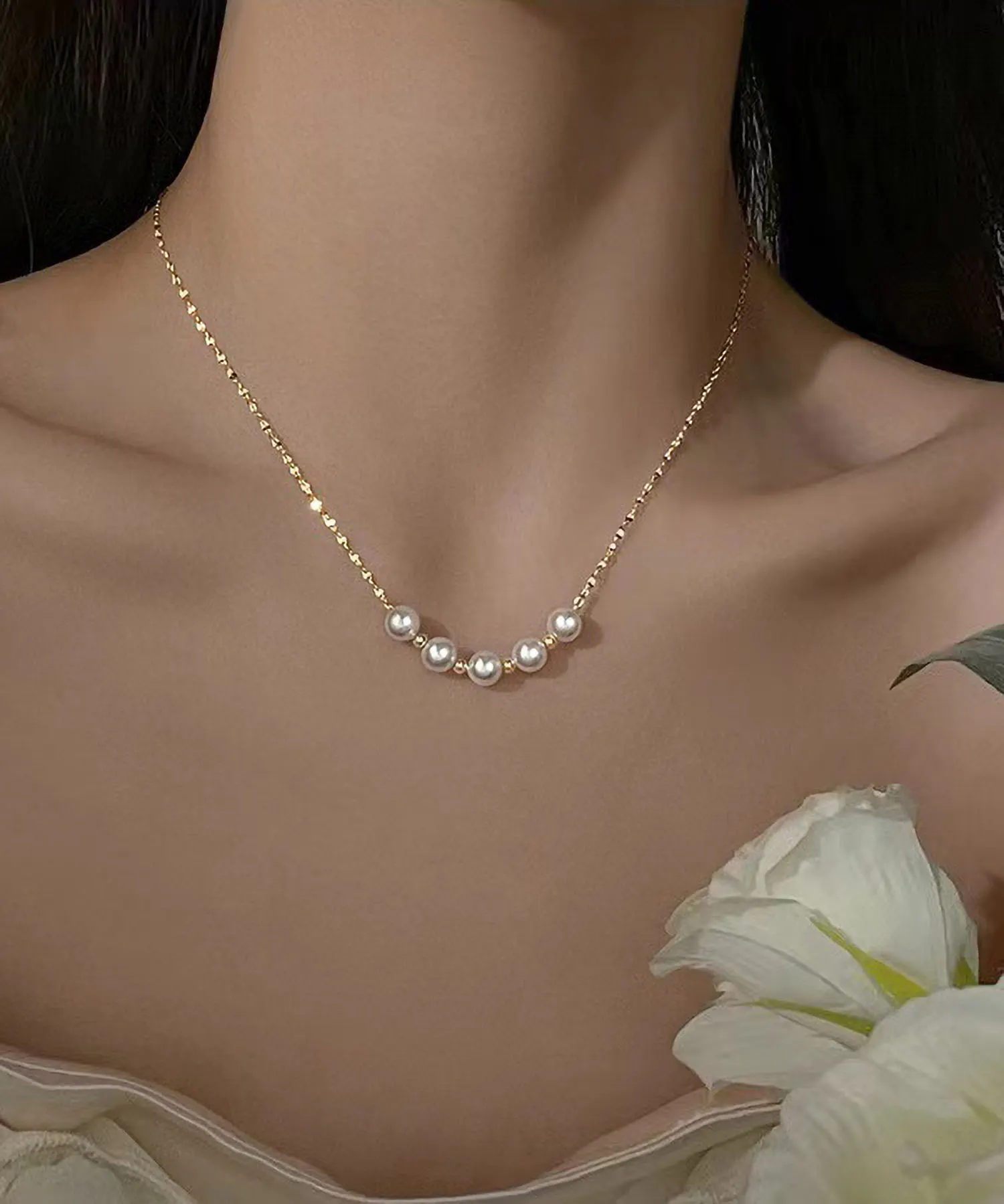 925シルバーパールネックレス