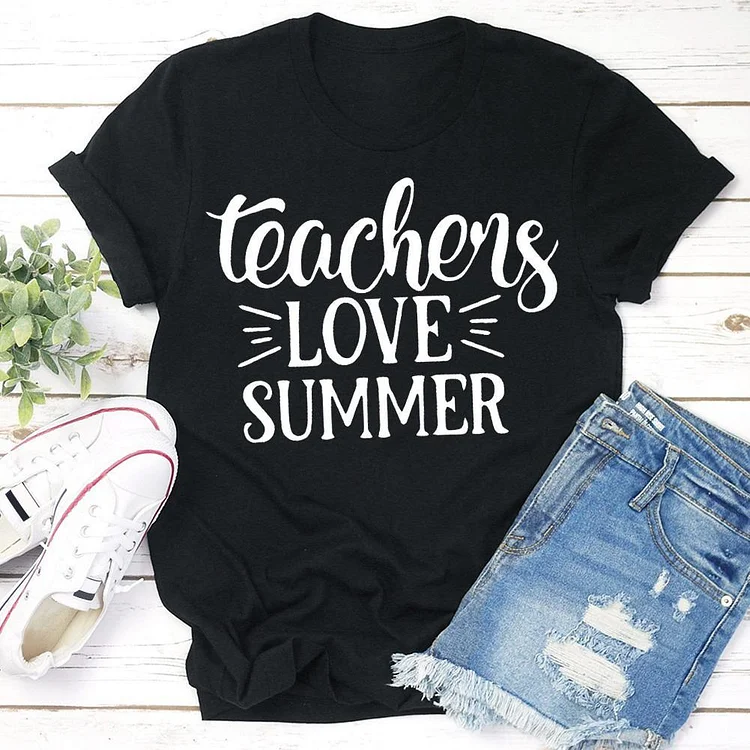 teachers love Summer life T-shirt Tee - 01829