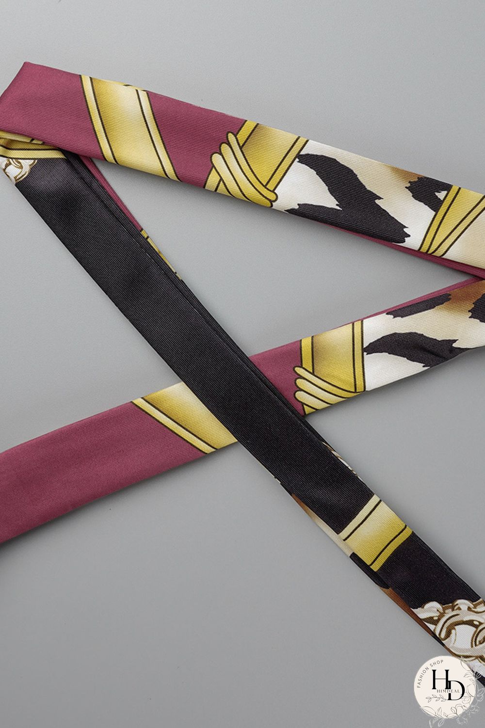 Multicolor Fashion Casual Print Bandage Patchwork V Neck Long Dress