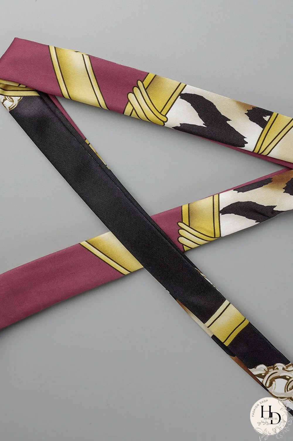 Multicolor Fashion Casual Print Bandage Patchwork V Neck Long Dress