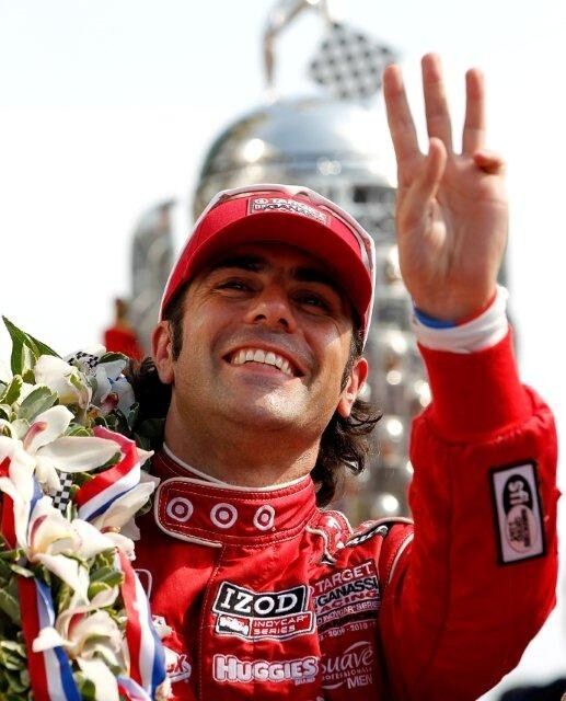 DARIO FRANCHITTI Indy 500 Car Glossy 8 x 10 Photo Poster painting Poster