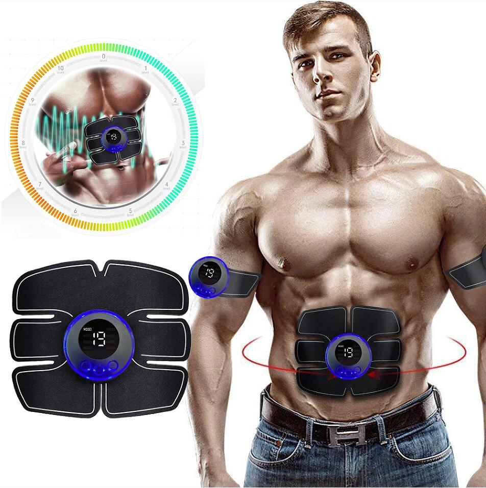 Likron Watches Optimized Title USB Rechargeable EMS Muscle Stimulator for Abdomen and Arm Training 8 Modes