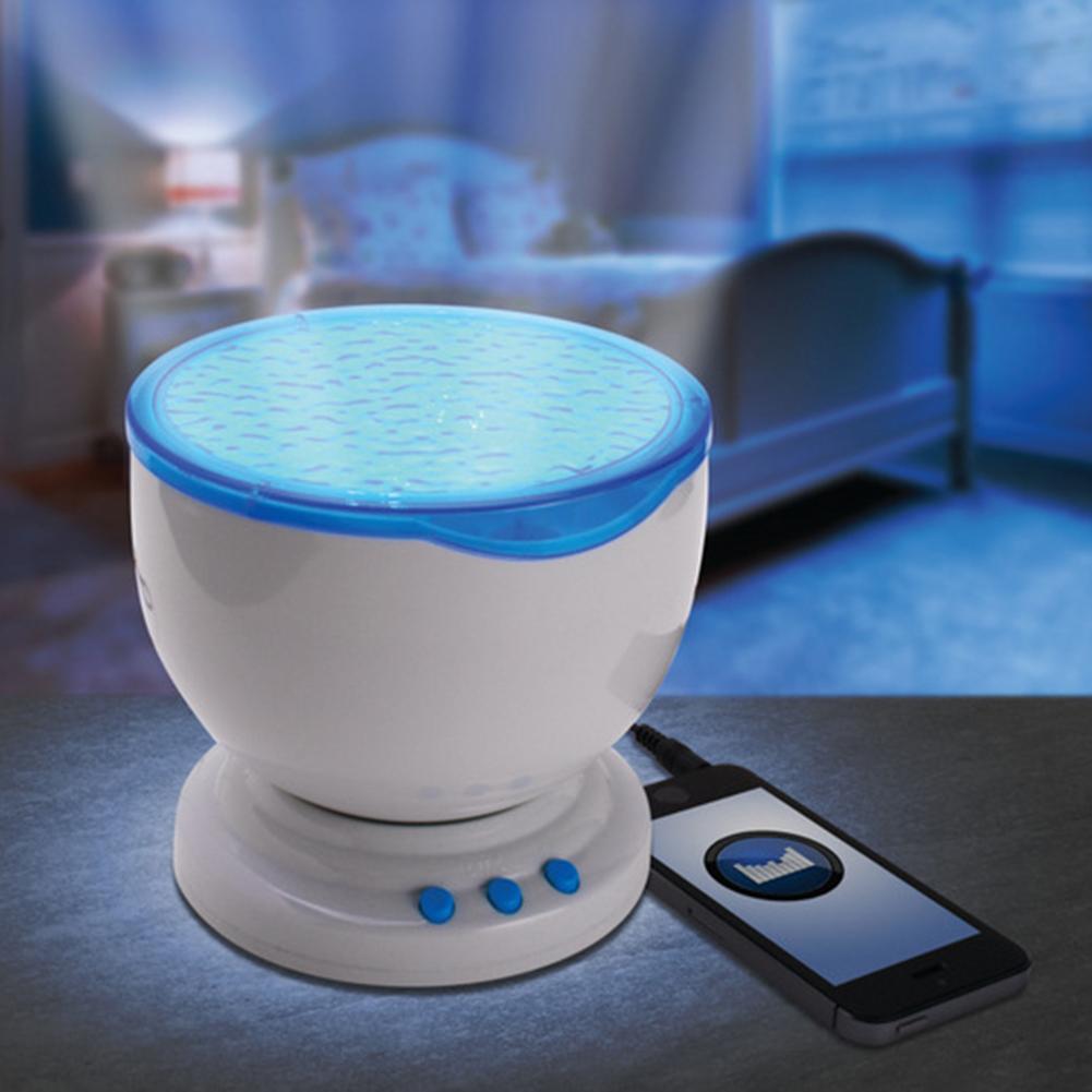 

Blue Sea Wave Romantic-Bluetooth Laser Projector Night Light, 蓝色, 501 Original