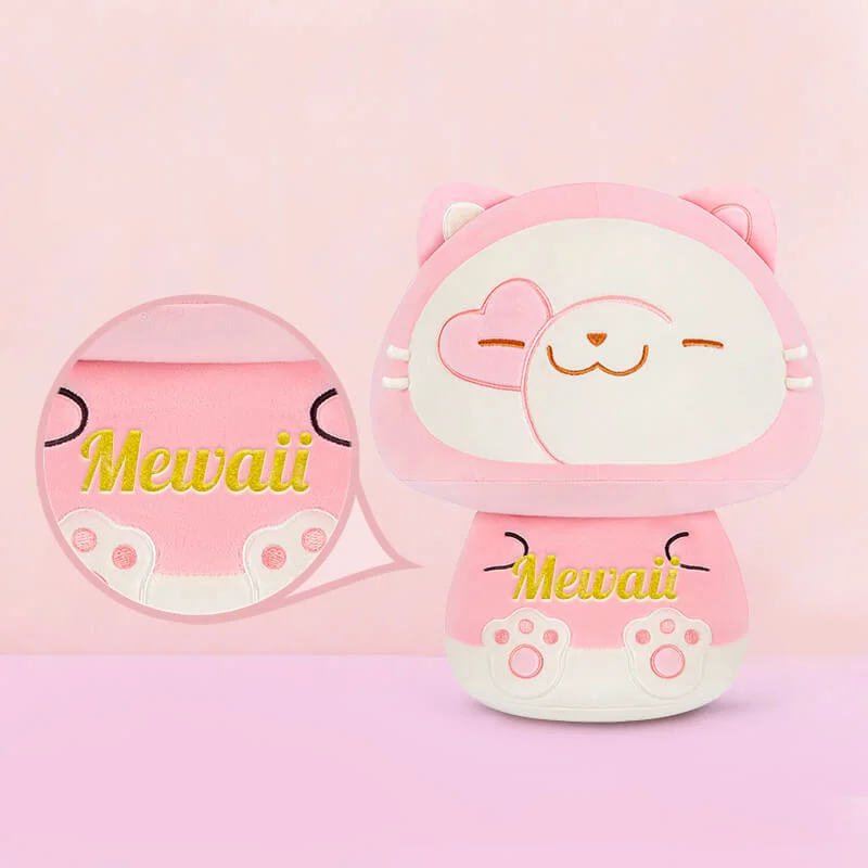 Mewaii 13.5 Swiss Roll Cat Stuffed Animals Kawaii Plush Toys