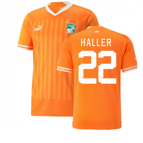 Ivory Coast Sébastien Haller 22 Home Shirt Kit 2022-2023