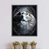 Diamond Painting-Round AB Drill Wolf(45*55CM)