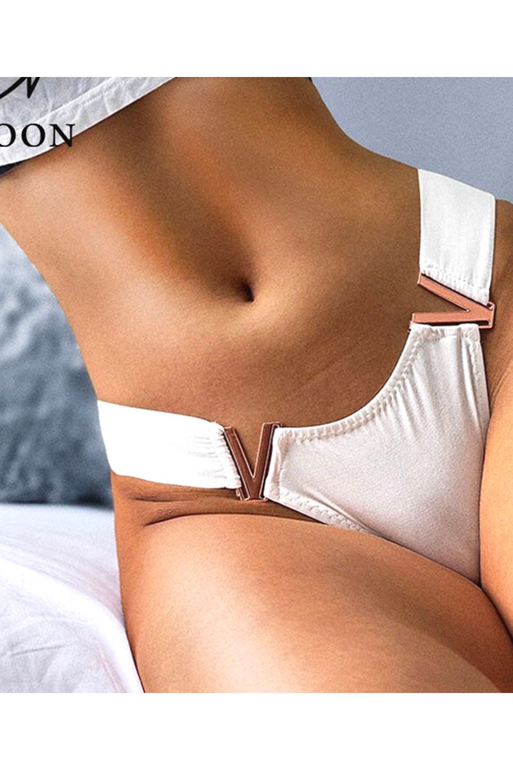 Sexy Panties With V Shaped Metal Decoration For Women Low Waist Underpant  Hollow Out Female Underwear G String Seamless Lingerie From Jacky0817,  $3.69