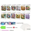 12Pcs Birdcage DIY Diamond Painting Greeting Card Kit for Adults Holiday Gifts