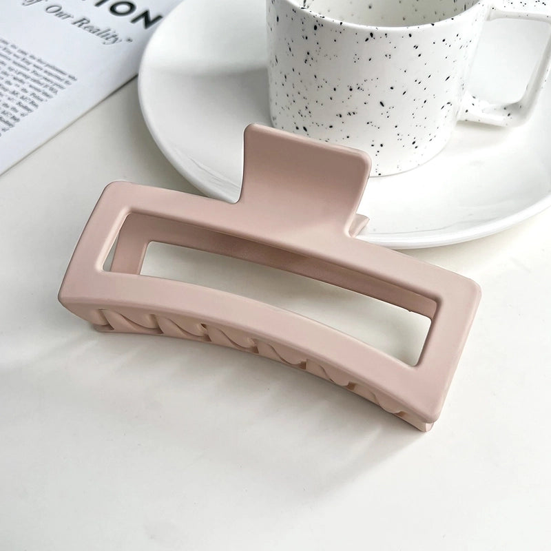 Women’s IG Style Solid Color Plastic Hair Claws