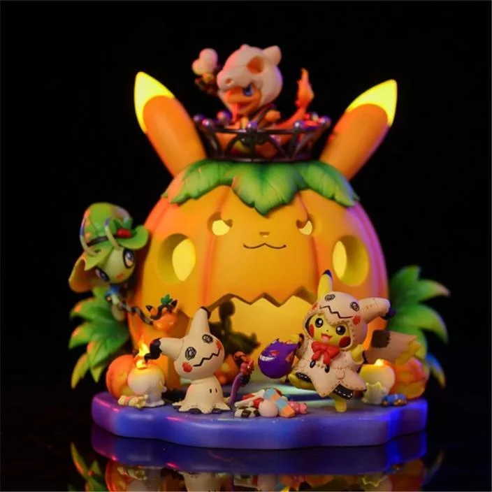 Halloween Pumpkin-Pikachu-Pokemon