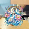 (US Local)Acrylic Print Lotus Girl DIY Desktop Ornaments Kit