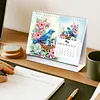 Bluebird 2027 DIY Diamond Painting Calendar Kit with Special Shaped Partial Drill Resin Diamonds 7.68x6.69in Monthly Flip Tabletop Calendar for Adults Beginners Home Office Decor Gift