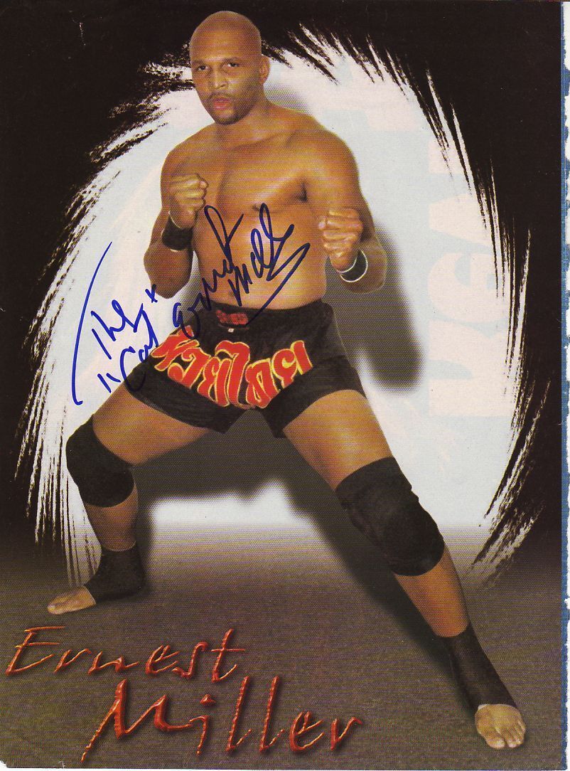 WWE WWF ERNEST MILLER AUTOGRAPHED HAND SIGNED 8X10 Photo Poster painting WRESTLING PICTURE