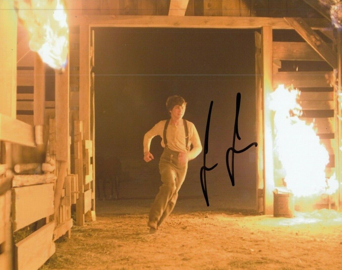 LOGAN LERMAN signed (3:10 to YUMA) autographed Movie 8X10 Photo Poster painting *William* W/COA