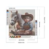 Diamond Painting-DIY Full Round Drill Cowboy Baby