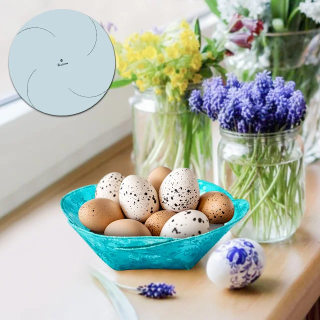 DIY Fabric Bowl Holder Sewing Template - With Tutorial