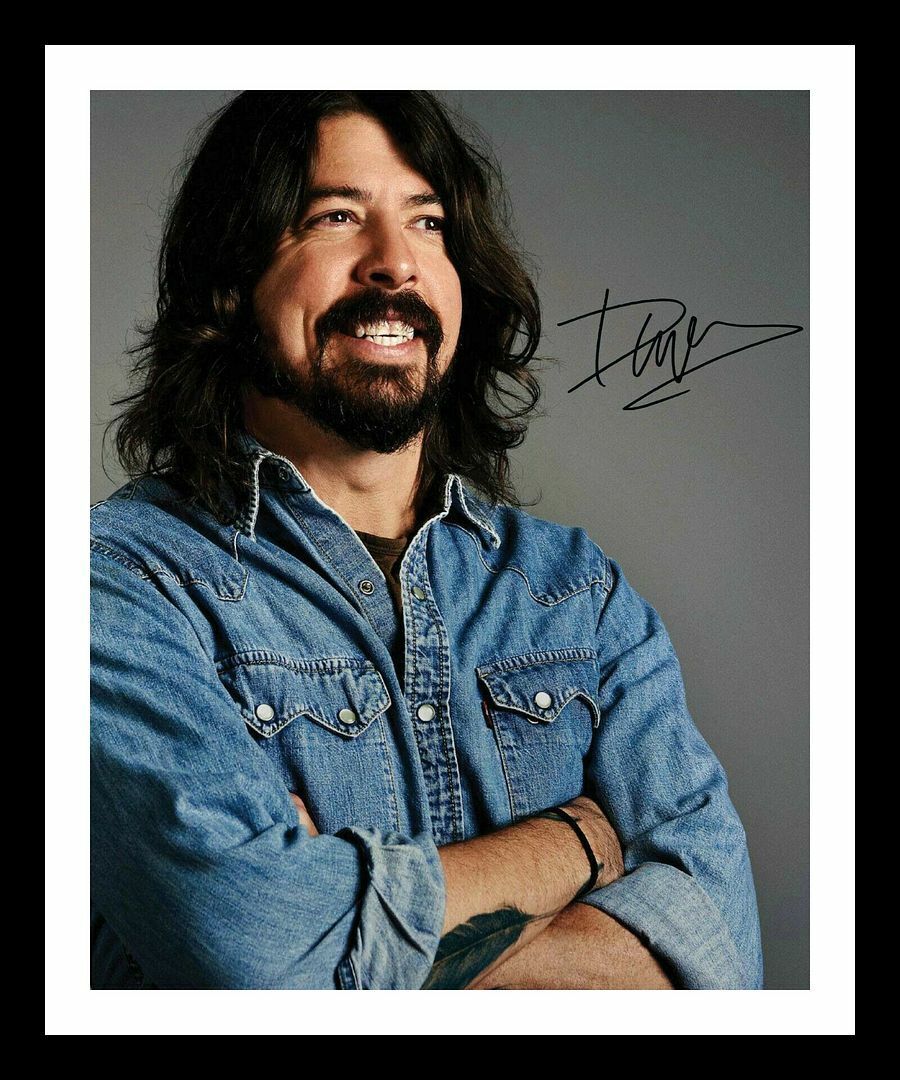 Dave Grohl Autograph Signed & Framed Photo Poster painting 1