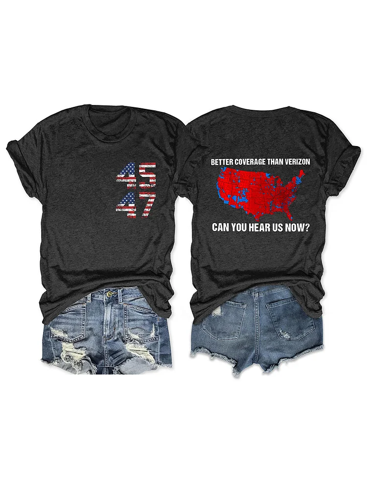 Women's 45 47 Coverage Can You Hear Us Now T-Shirt