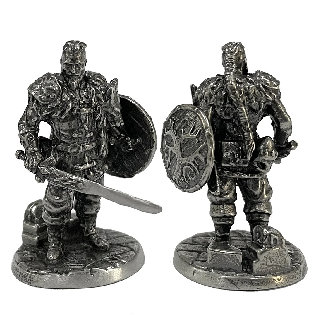 1PCS War Chess Table Game Ornaments Decorations Crafts Copper Undead Skeleton Soldiers Dolls Army Legion Model Toy Figurine