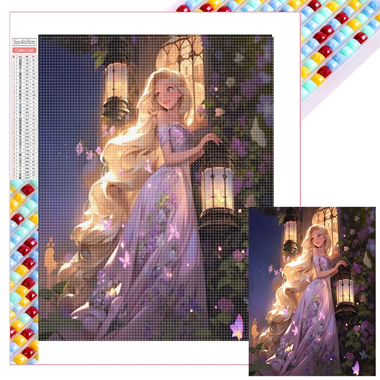 Full Square Diamond Painting - Blonde Princess 30*40CM