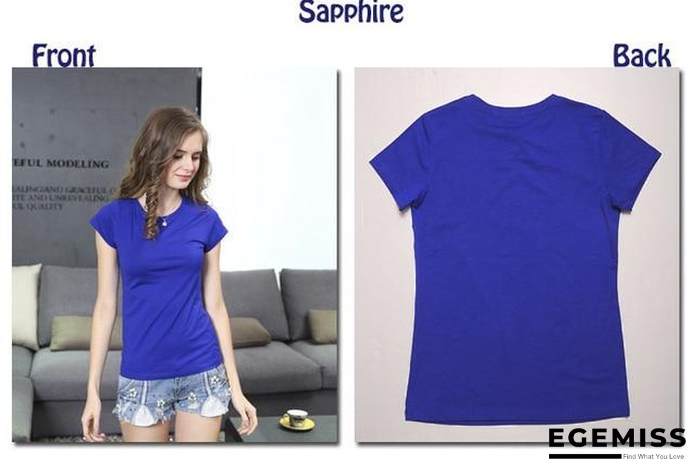 18 Colors S-3XL Plain T-Shirt Women Cotton Elastic Basic Casual Tops Short Sleeve T-shirt | EGEMISS