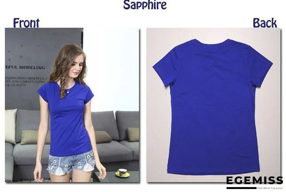 18 Colors S-3XL Plain T-Shirt Women Cotton Elastic Basic Casual Tops Short Sleeve T-shirt | EGEMISS