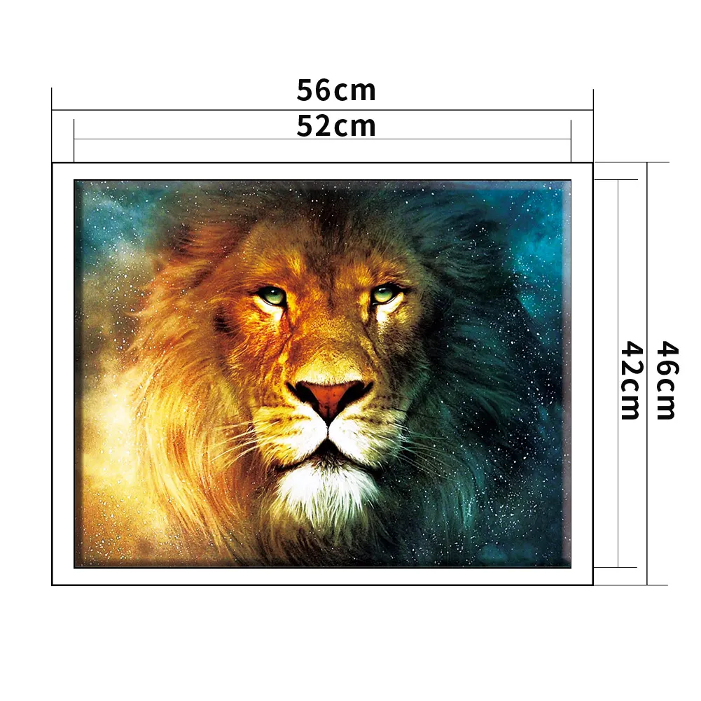 14ct Counted Cross Stitch - Lion(40*50cm)
