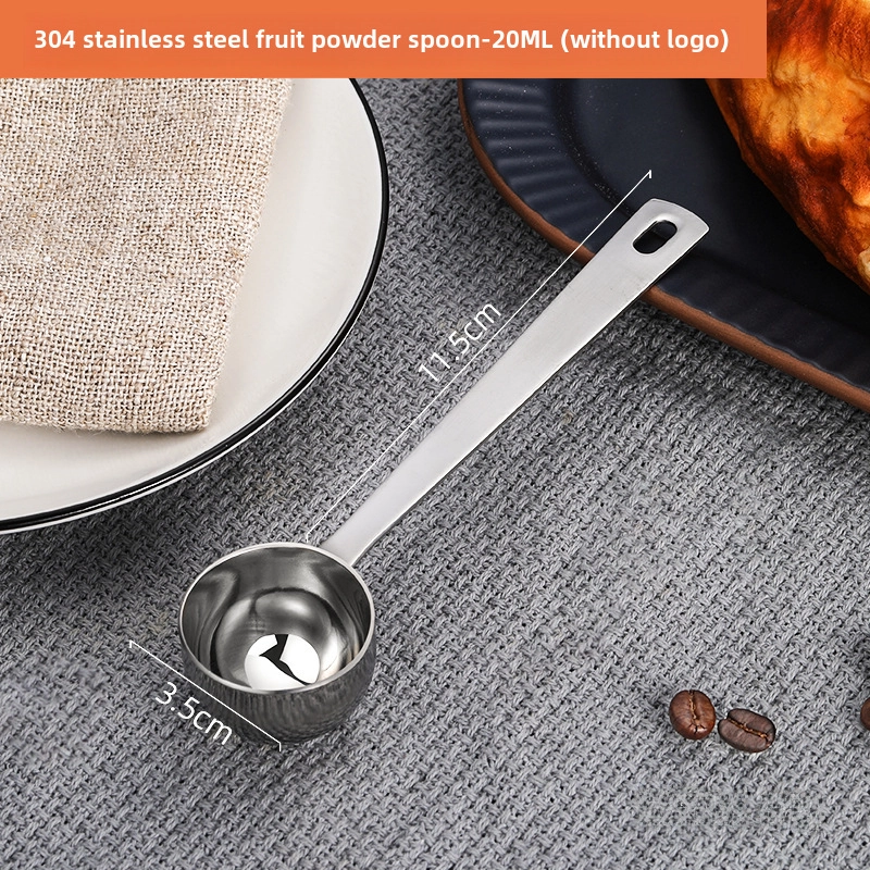 Stainless Steel Measuring Spoon 304 Milk Tea Shop Fruit Powder Spoon Coffee Milk Powder Spoon Scale Spoon Measuring Spoon 10g 15ml20g