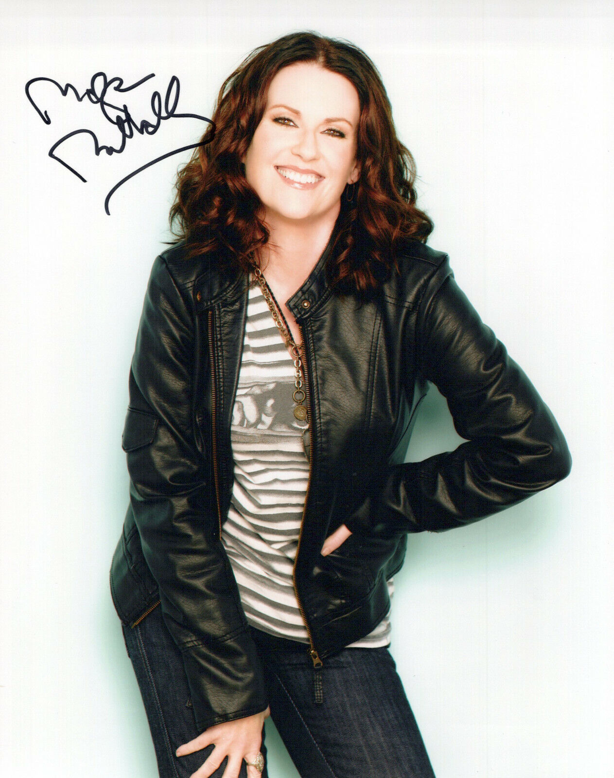 Megan Mullally glamour shot autographed Photo Poster painting signed 8x10 #9