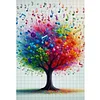 Colorful Musical Note Tree-11CT Stamped Cross Stitch 40*60cm/15.75*23.62in tapestrymarket