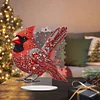 Winter Cardinal-Single Side Drill-5D DIY Craft Ornament