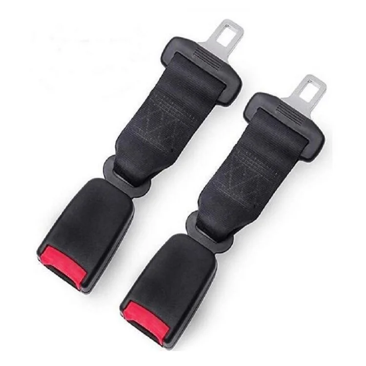 2pcs Universal Seat Belt Extender Safety Belt Extension Plug Buckle Clip