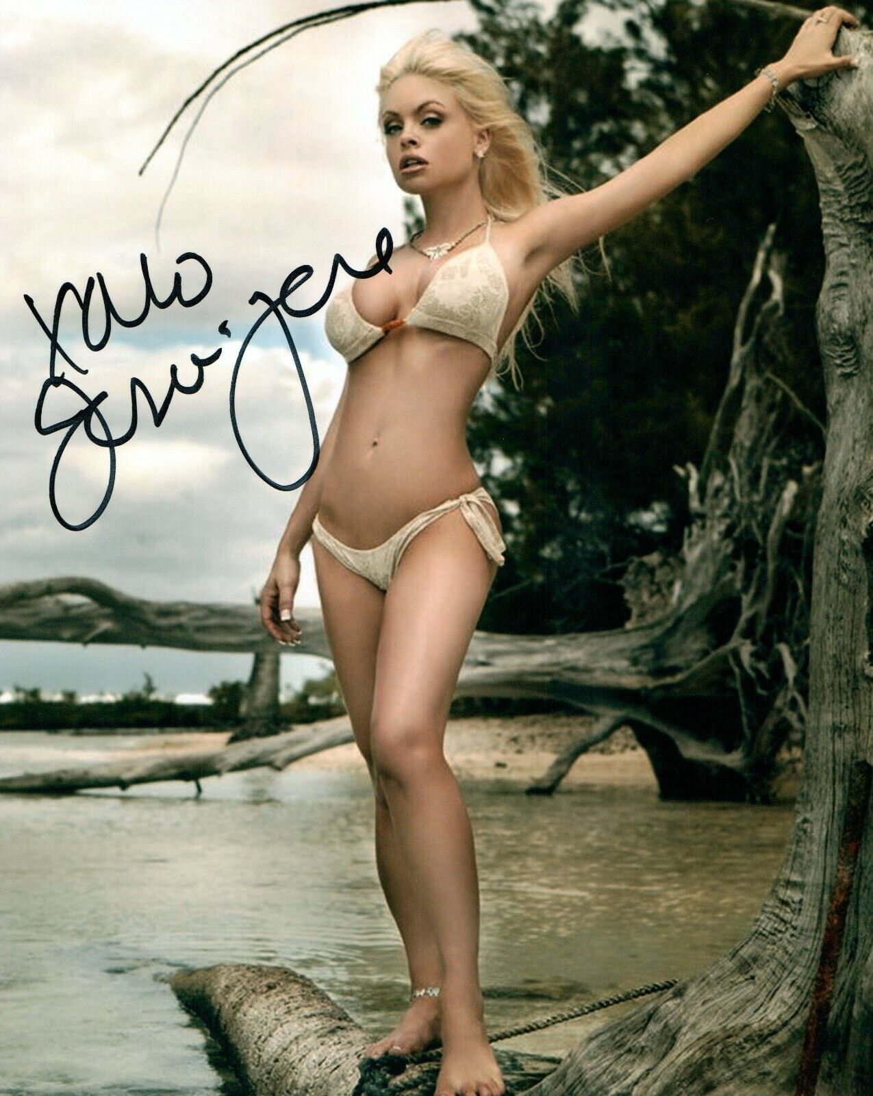 Jesse Jane Super Sexy Hot Adult Model Signed 8x10 Photo Poster painting COA Proof 29