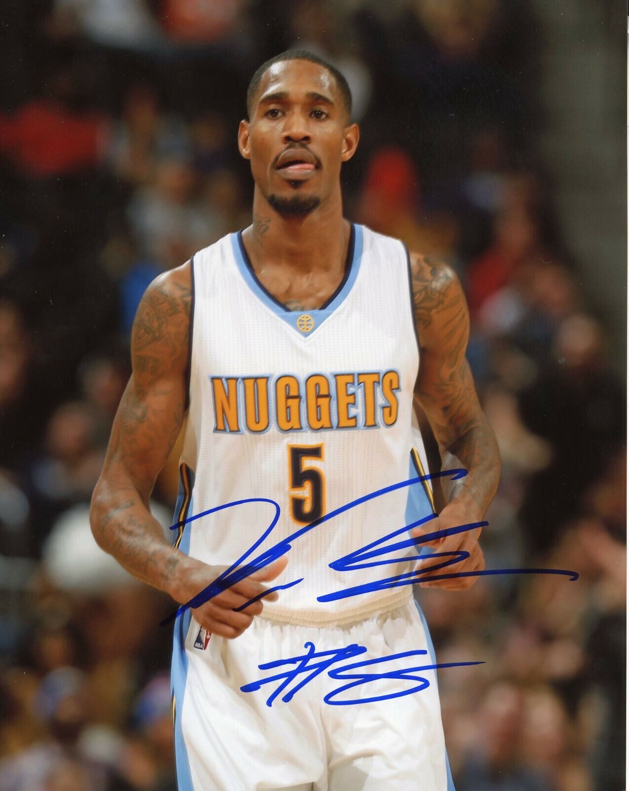 Will Barton Autographed 8x10 Denver Nuggets#S1283