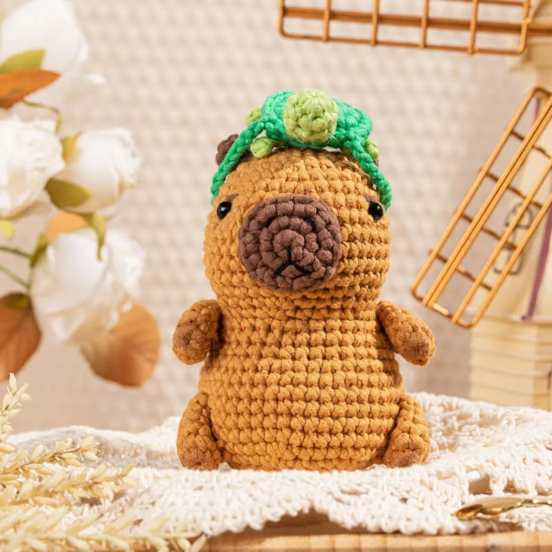 MeWaii MeWaii® Crochet Capybara Crochet Kit for Beginners with