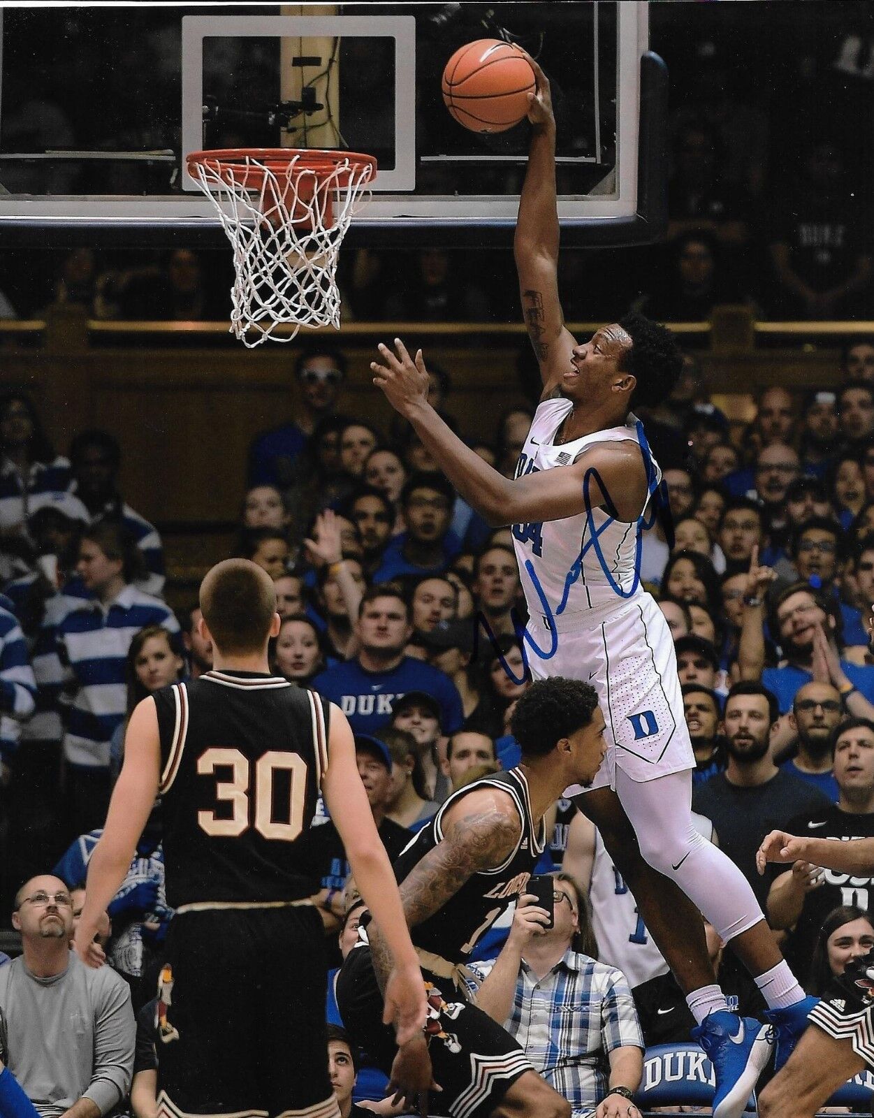 WENDELL CARTER JR signed autographed DUKE BLUE DEVILS 8X10 Photo Poster painting w/COA