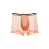 Men's high-end satin luxury lace mesh breathable quick-drying boxer briefs