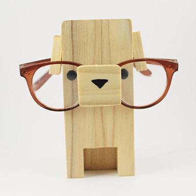 Michael-Handmade Floppy Ear Dog Eyeglasses Stand
