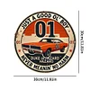 The Dukes of Hazzard Round - Round Metal Tin Signs(12*12Inch) - Vehicle