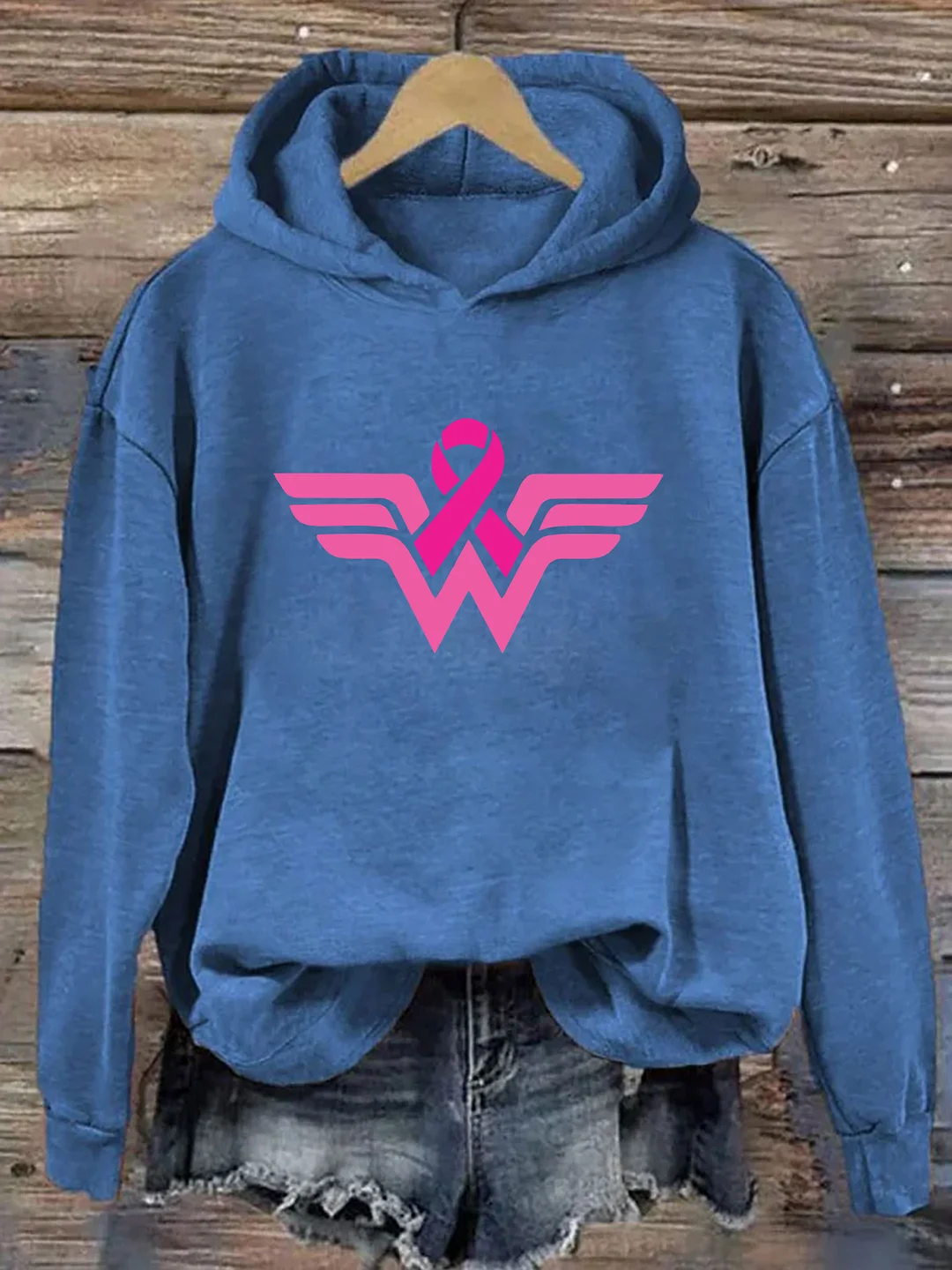 Cancer Ribbon Wonder Hoodie
