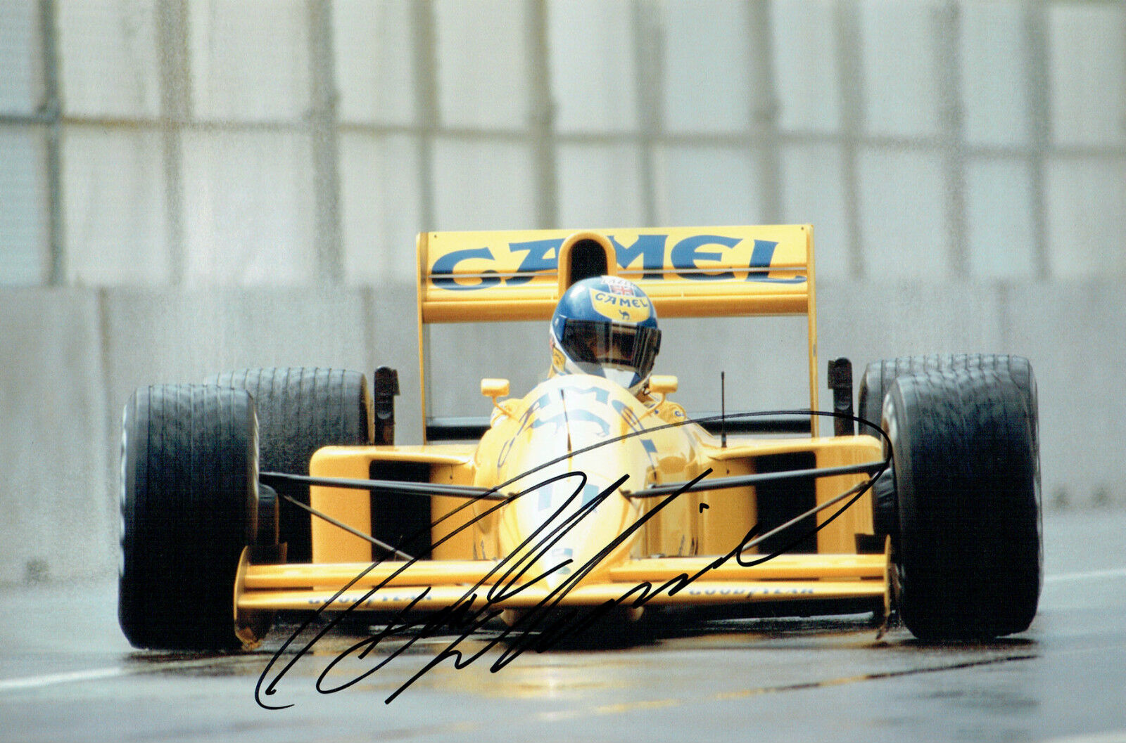 Derek WARWICK Autograph SIGNED 12x8 Photo Poster painting Grand Prix Racing Driver AFTAL COA