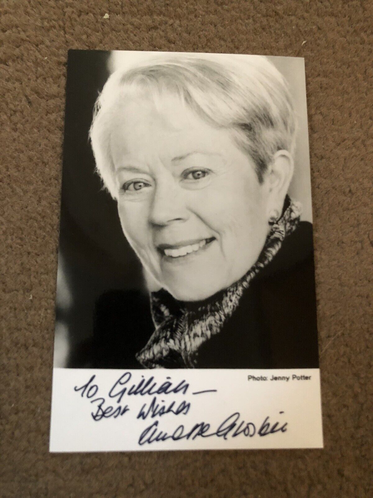 ANNETTE CROSBIE (ONE FOOT IN THE GRAVE) SIGNED Photo Poster painting