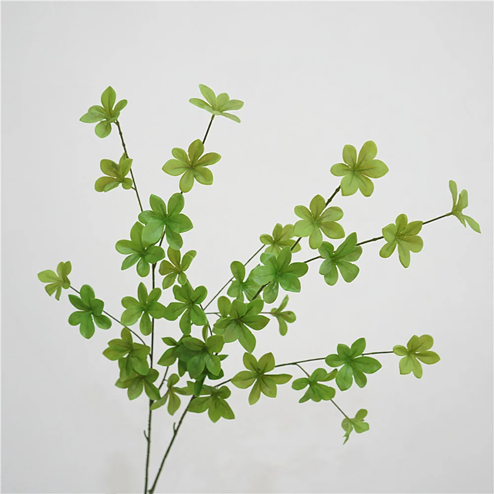 High simulation seven star leaf green plant living room photography ornament