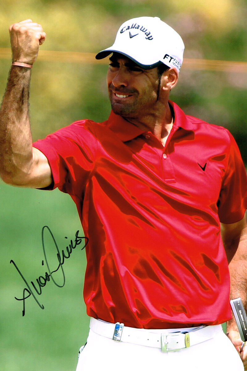 Alvaro Quiros SIGNED Genuine Authentic Autograph Golf Player Photo Poster painting AFTAL COA