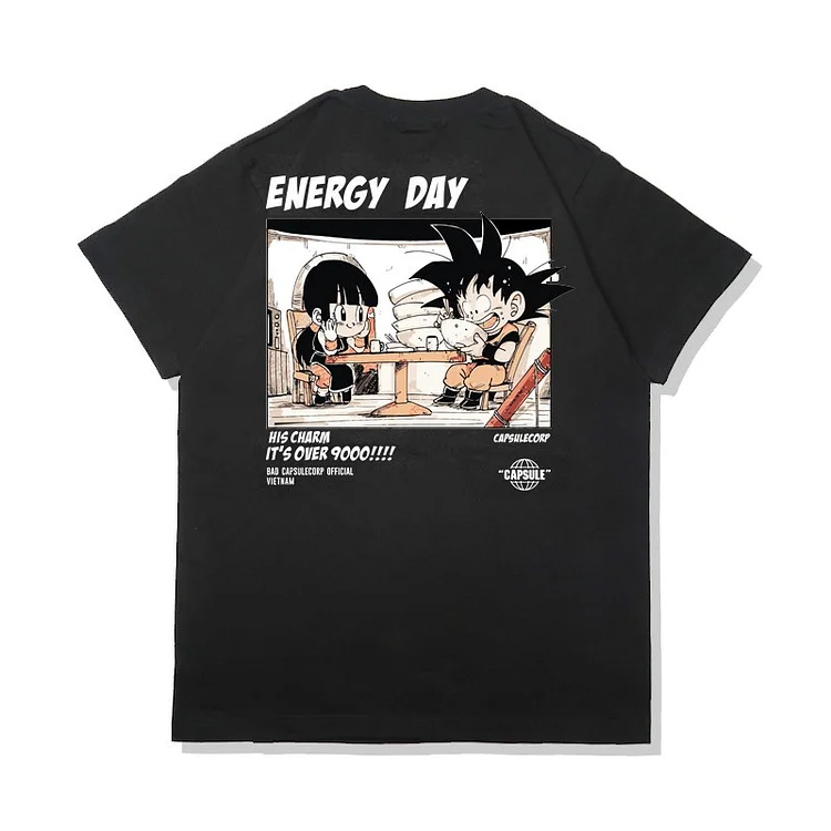 Pure Cotton Dragon Ball Goku & Chichi T-shirt weebmemes