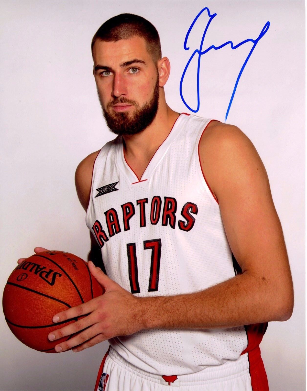 Jonas Valanciunas Signed 11x14 Photo Poster painting Will Pass PSA COA Autograph Auto Raptors RC