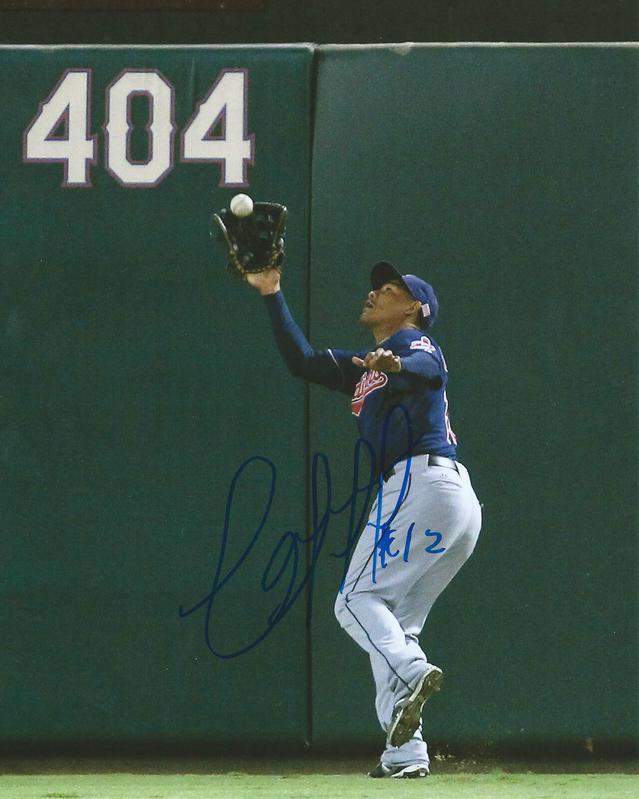 **GFA Cleveland Indians *EZEQUIEL CARRERA* Signed 8x10 Photo Poster painting E1 COA**