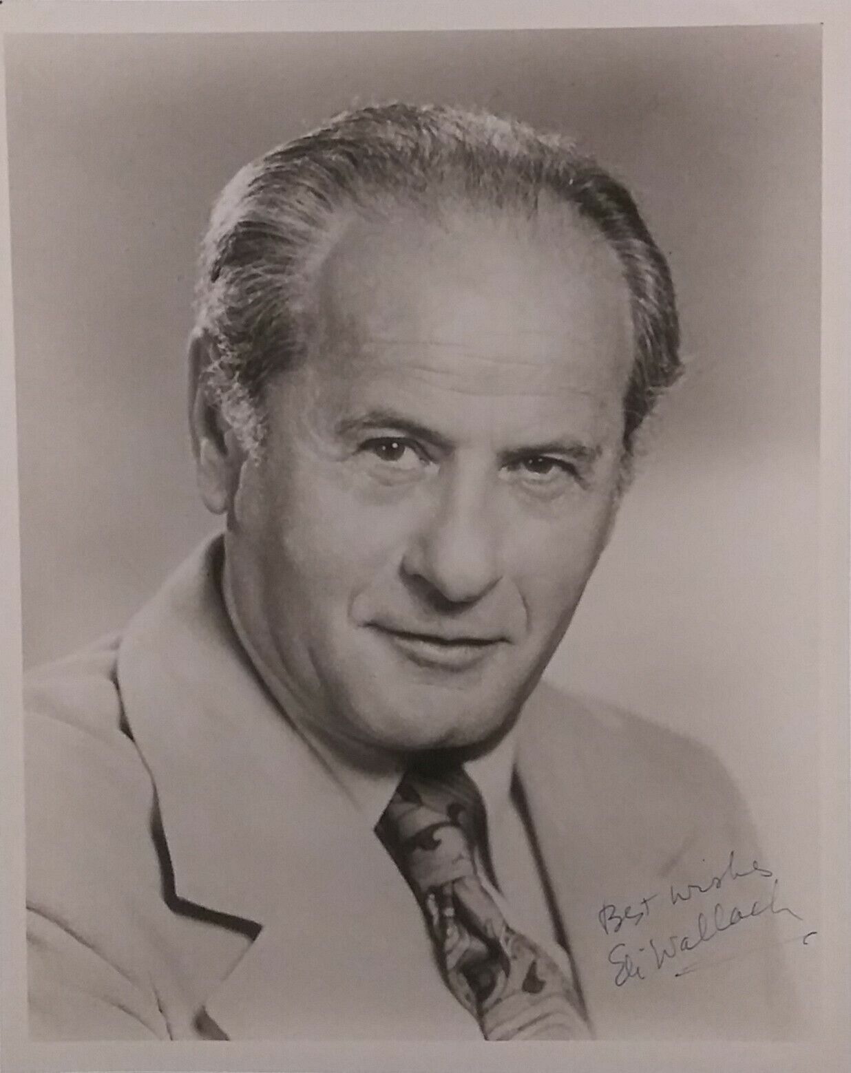 Eli Wallach signed 8 x 10