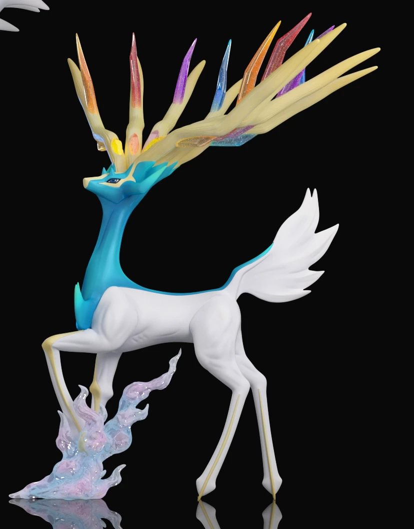 1/20 Scale World Zukan Xerneas & Yveltal - Pokemon Statue - Wonder